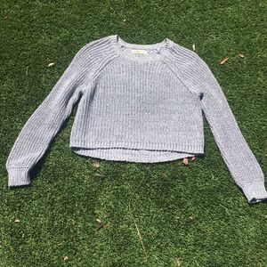 Knit cropped sweater